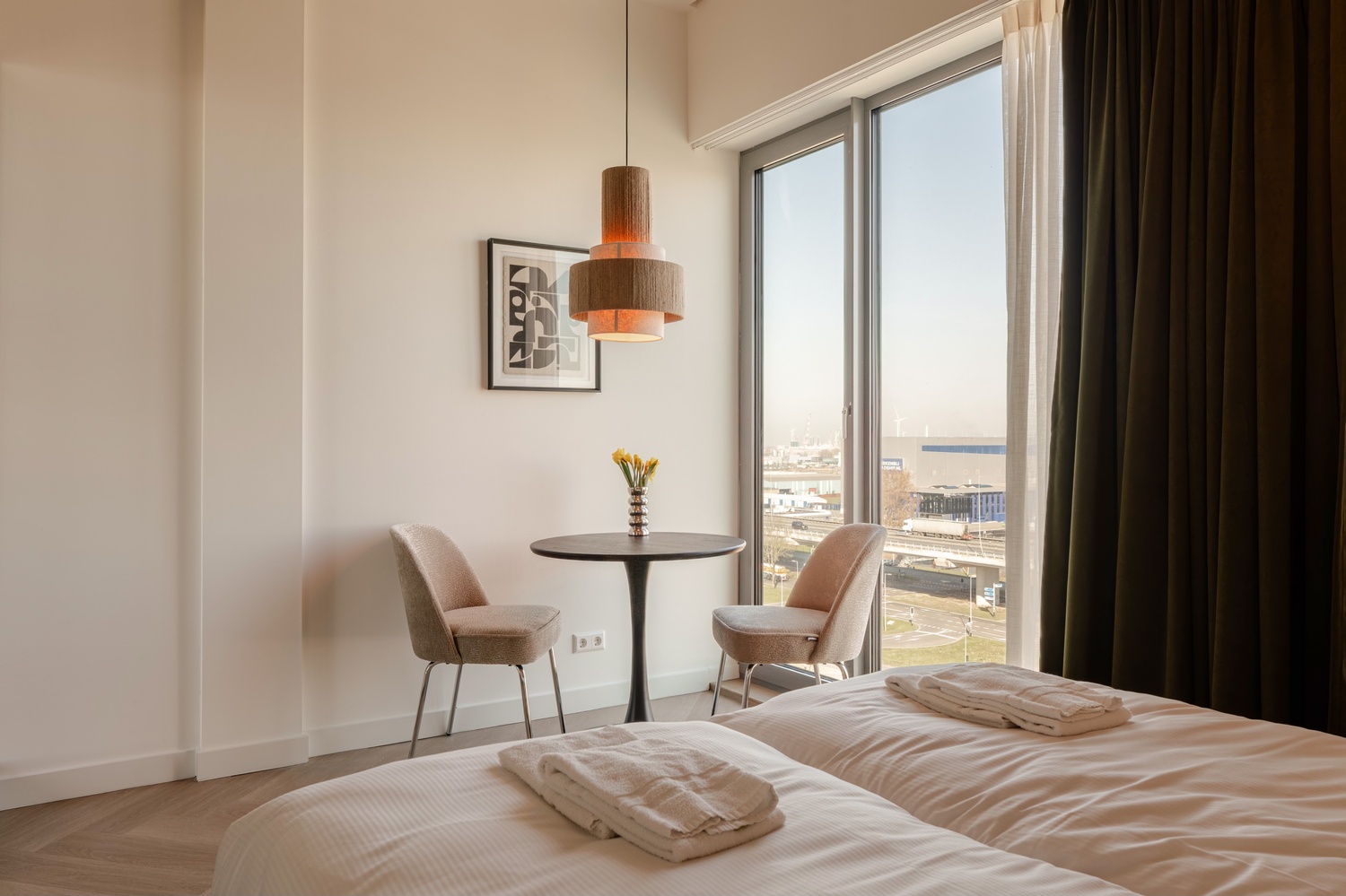 Slaapkamer in Makerstoren appartement